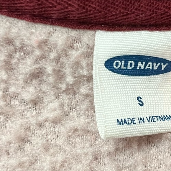 Old Navy Light Pink Quarter zip Sweatshirt Size Small - Picture 4 of 5